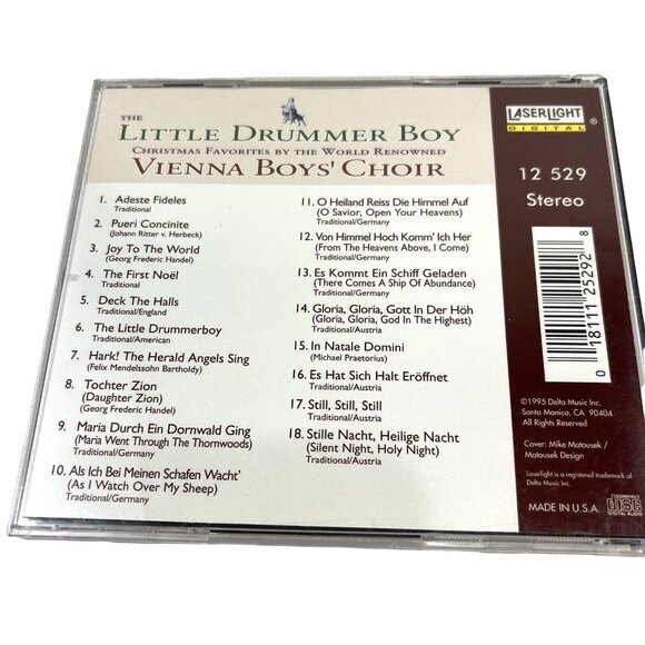 Vienna Boys Choir Christmas CD "The Little Drummer Boy" LaserLight Digital - Picture 9 of 11
